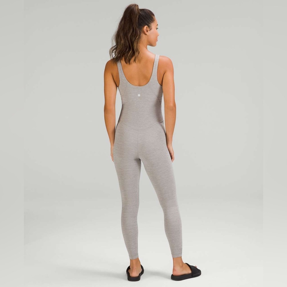 Lululemon Align Bodysuit 25" - Heathered Gull Grey - Picture 2 of 12